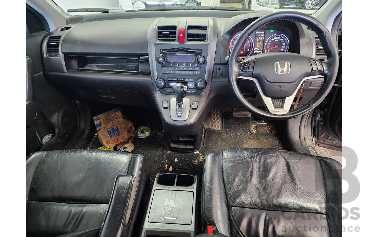 08/2008 Honda Cr-V (4x4) LUXURY 4x4 MY07 4D Wagon Black 2.4L