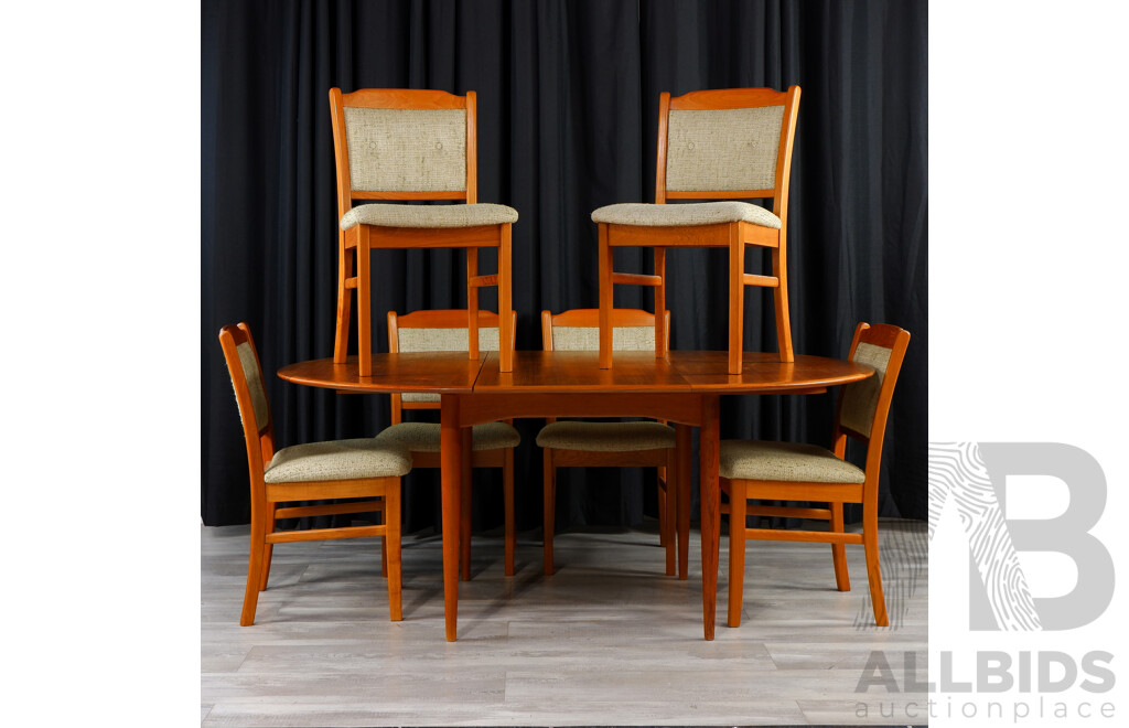 Teak Seven Piece Dining Suite by Parker Furniture