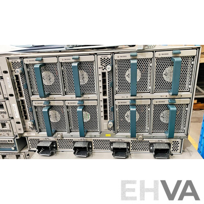 Cisco (UCS 5108) Server Chassis W/ 8x Cisco Intel Xeon Blade Servers