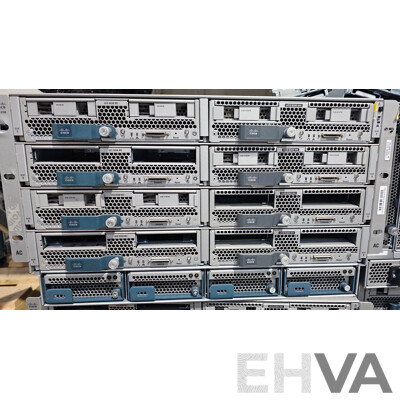 Cisco (UCS 5108) Server Chassis W/ 8x Cisco Intel Xeon Blade Servers