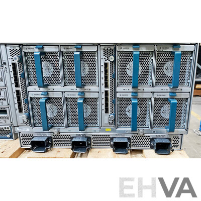 Cisco (UCS 5108) Server Chassis W/ 8x Cisco Intel Xeon Blade Servers