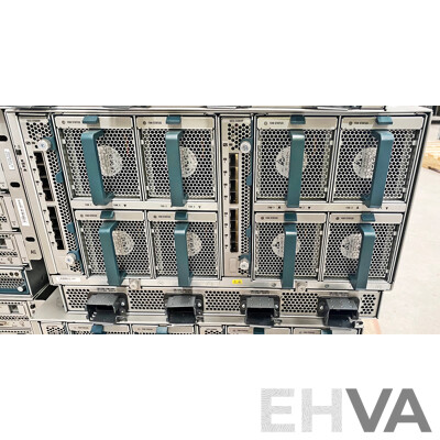 Cisco (UCS 5108) Server Chassis W/ 8x Cisco Intel Xeon Blade Servers