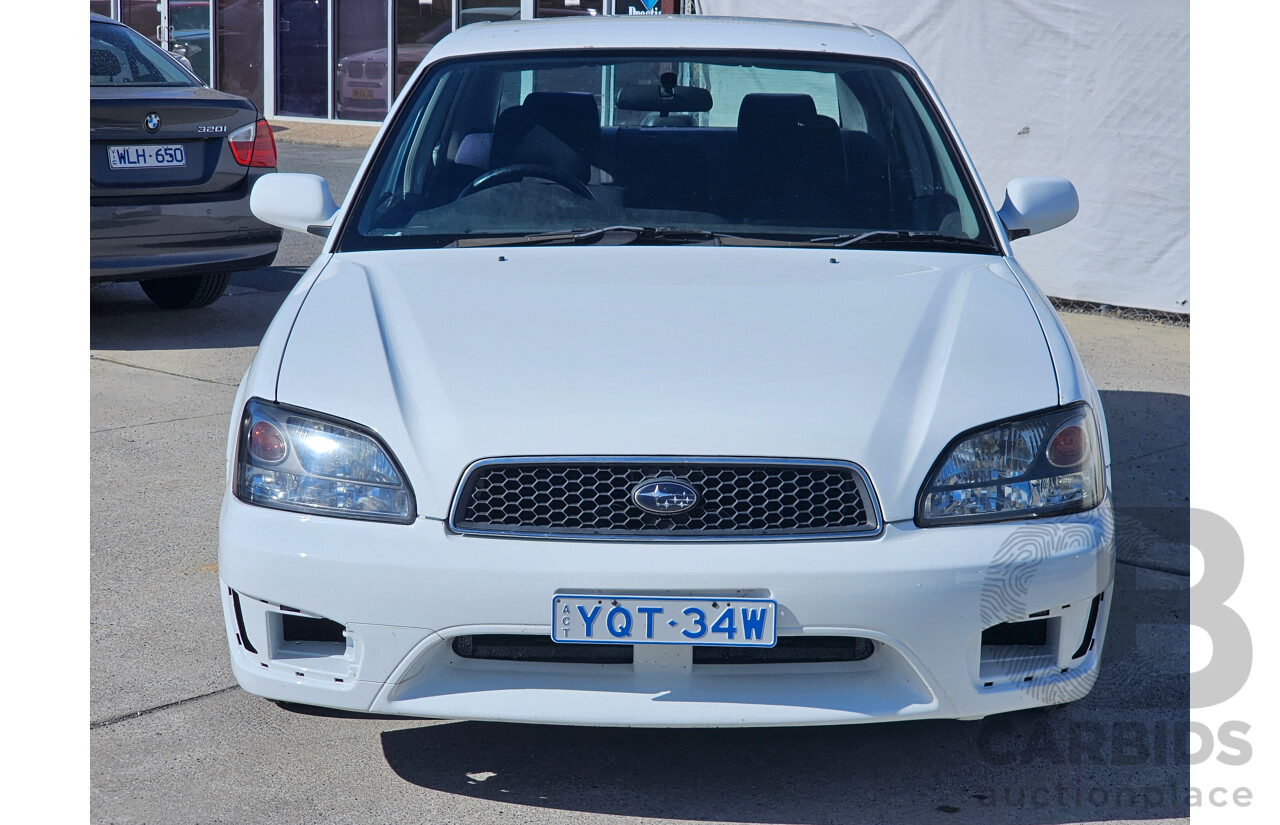 9/2001 Subaru Liberty GX (awd) MY01 4d Sedan White 2.0L