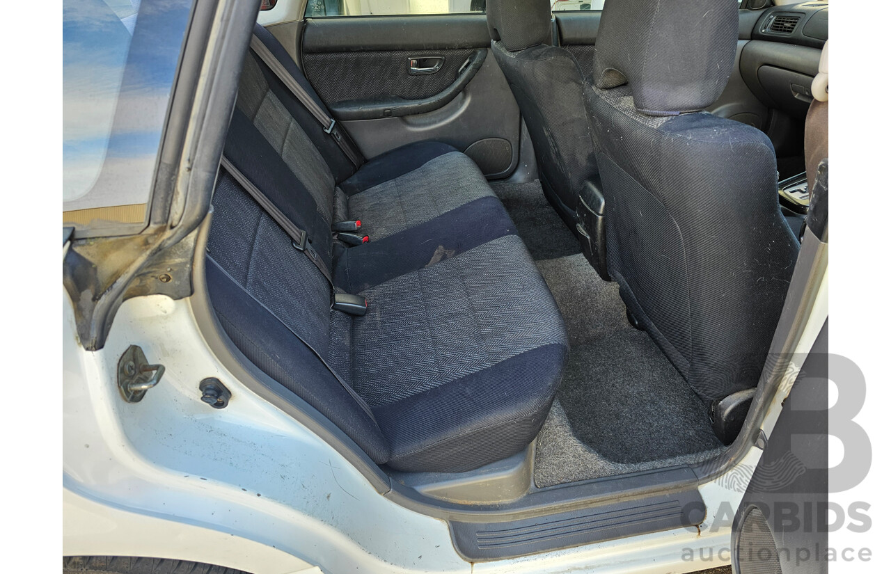 9/2001 Subaru Liberty GX (awd) MY01 4d Sedan White 2.0L