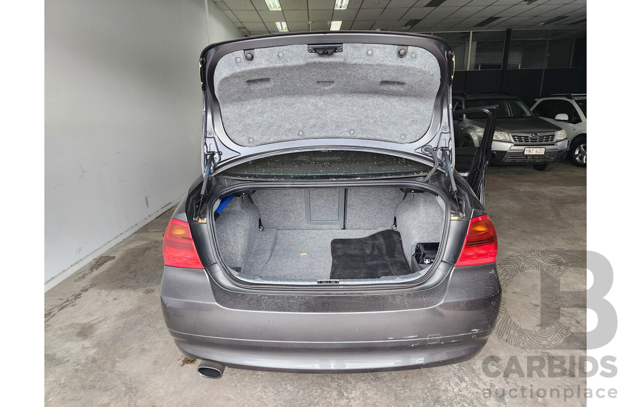 06/2008 Bmw 3 20i EXECUTIVE RWD E90 4D Sedan Grey 2.0L