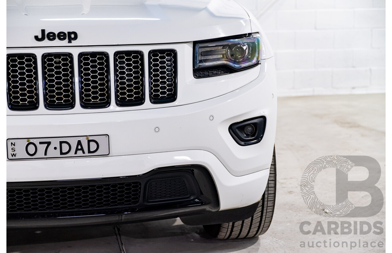 12/2015 Jeep Grand Cherokee Blackhawk (4x4) WK MY15 4d Wagon Bright White Turbo Diesel V6 3.0L