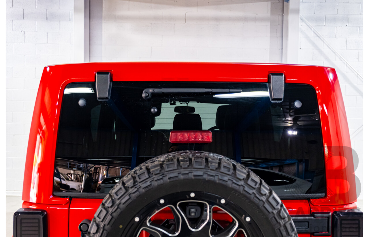 10/2017 Jeep Wrangler Unlimited Overland (4x4) JK MY17 4d Hardtop Firecracker Red V6 3.6L