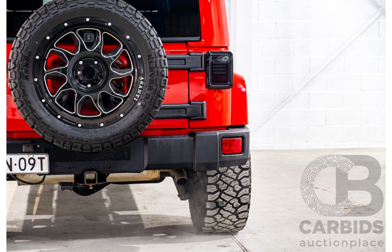 10/2017 Jeep Wrangler Unlimited Overland (4x4) JK MY17 4d Hardtop Firecracker Red V6 3.6L