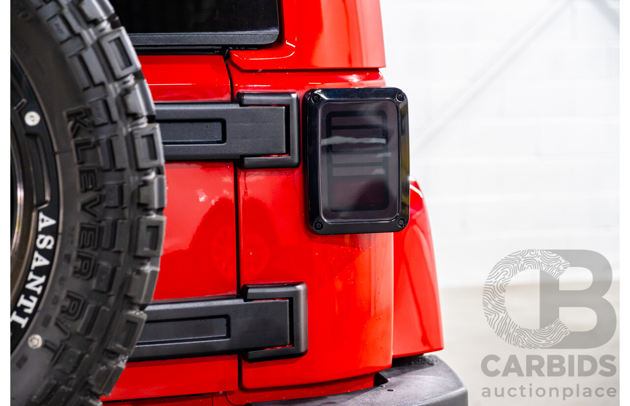 10/2017 Jeep Wrangler Unlimited Overland (4x4) JK MY17 4d Hardtop Firecracker Red V6 3.6L