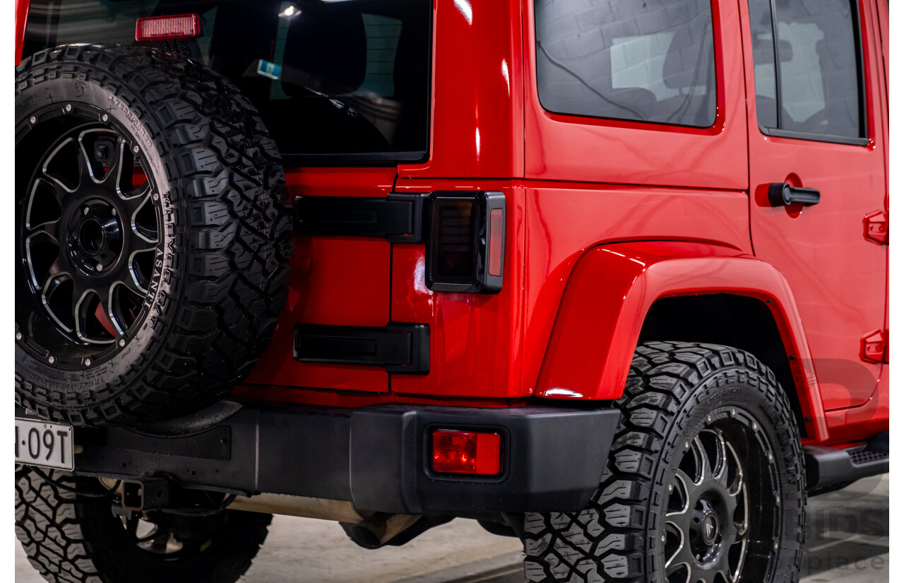 10/2017 Jeep Wrangler Unlimited Overland (4x4) JK MY17 4d Hardtop Firecracker Red V6 3.6L