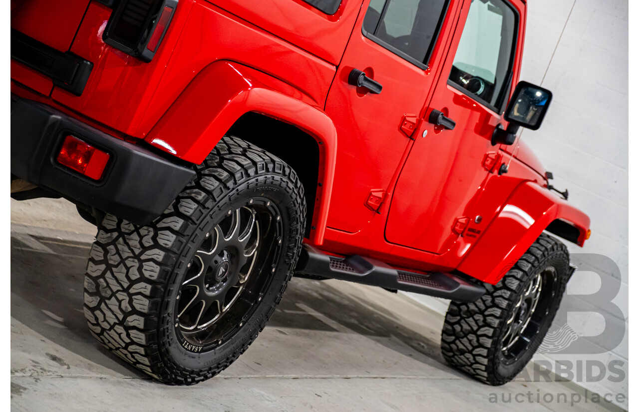10/2017 Jeep Wrangler Unlimited Overland (4x4) JK MY17 4d Hardtop Firecracker Red V6 3.6L