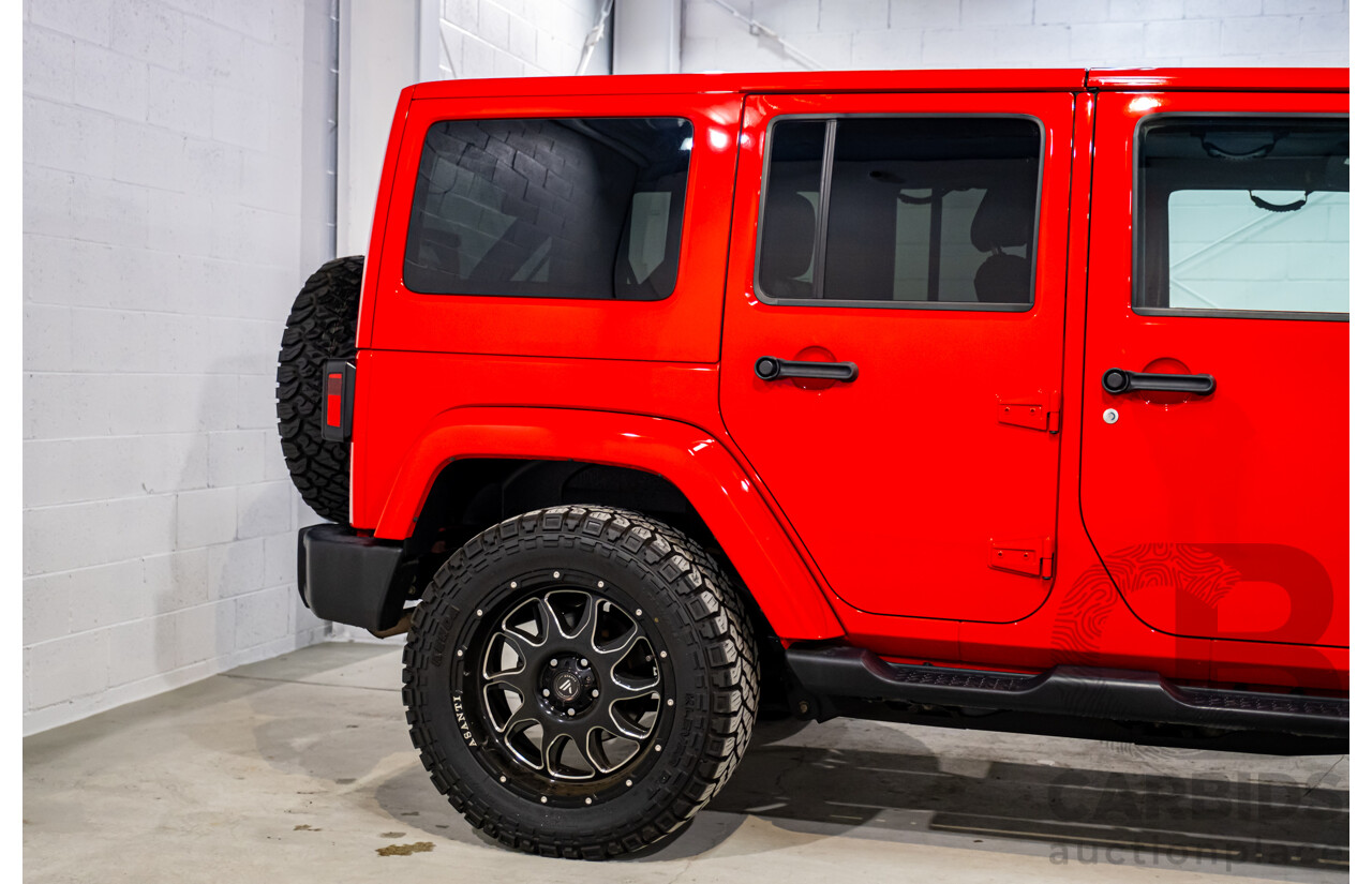 10/2017 Jeep Wrangler Unlimited Overland (4x4) JK MY17 4d Hardtop Firecracker Red V6 3.6L