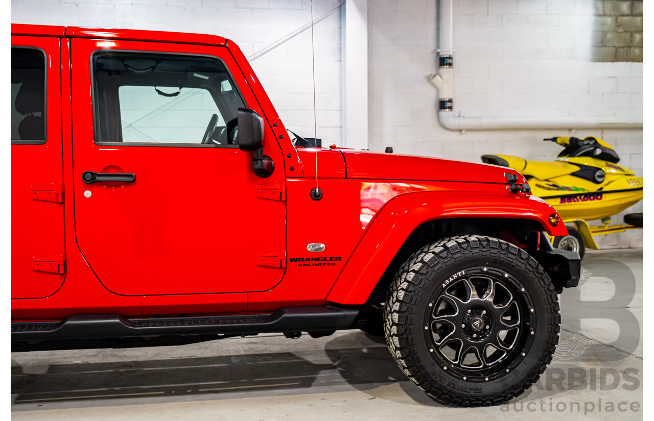 10/2017 Jeep Wrangler Unlimited Overland (4x4) JK MY17 4d Hardtop Firecracker Red V6 3.6L