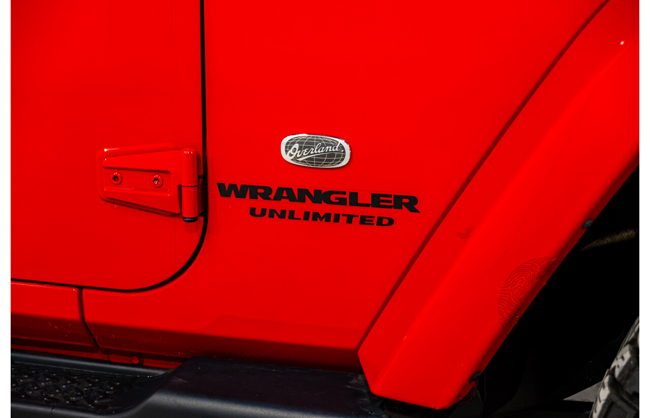10/2017 Jeep Wrangler Unlimited Overland (4x4) JK MY17 4d Hardtop Firecracker Red V6 3.6L