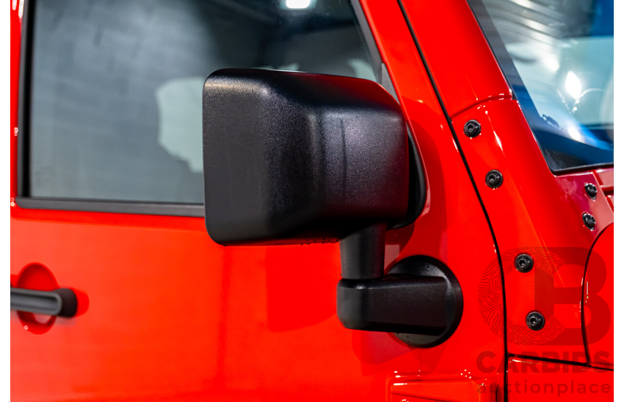 10/2017 Jeep Wrangler Unlimited Overland (4x4) JK MY17 4d Hardtop Firecracker Red V6 3.6L