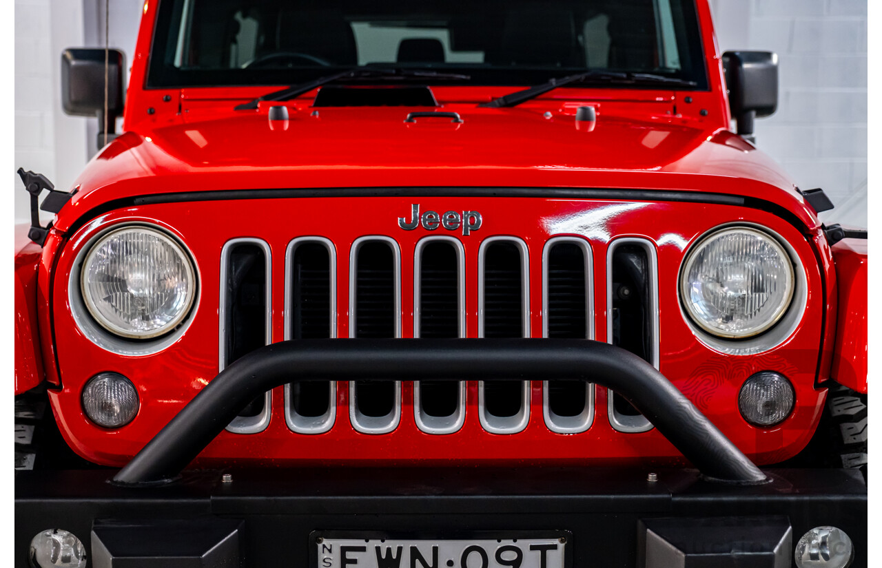 10/2017 Jeep Wrangler Unlimited Overland (4x4) JK MY17 4d Hardtop Firecracker Red V6 3.6L