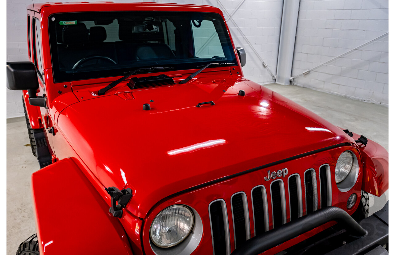 10/2017 Jeep Wrangler Unlimited Overland (4x4) JK MY17 4d Hardtop Firecracker Red V6 3.6L