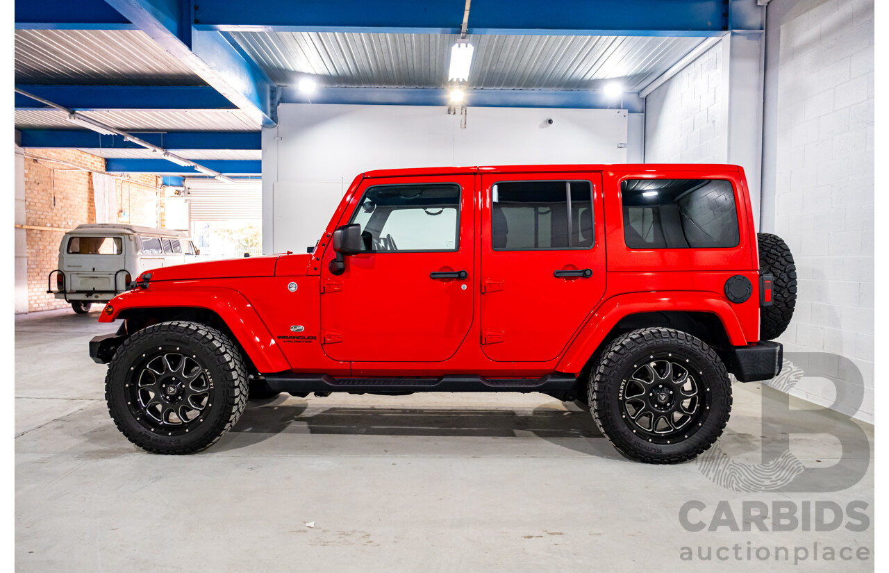 10/2017 Jeep Wrangler Unlimited Overland (4x4) JK MY17 4d Hardtop Firecracker Red V6 3.6L