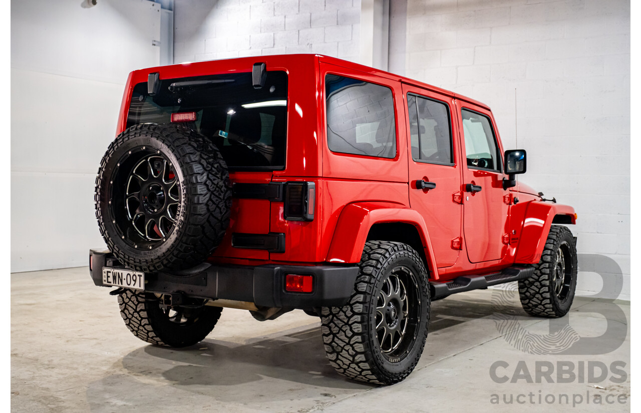 10/2017 Jeep Wrangler Unlimited Overland (4x4) JK MY17 4d Hardtop Firecracker Red V6 3.6L
