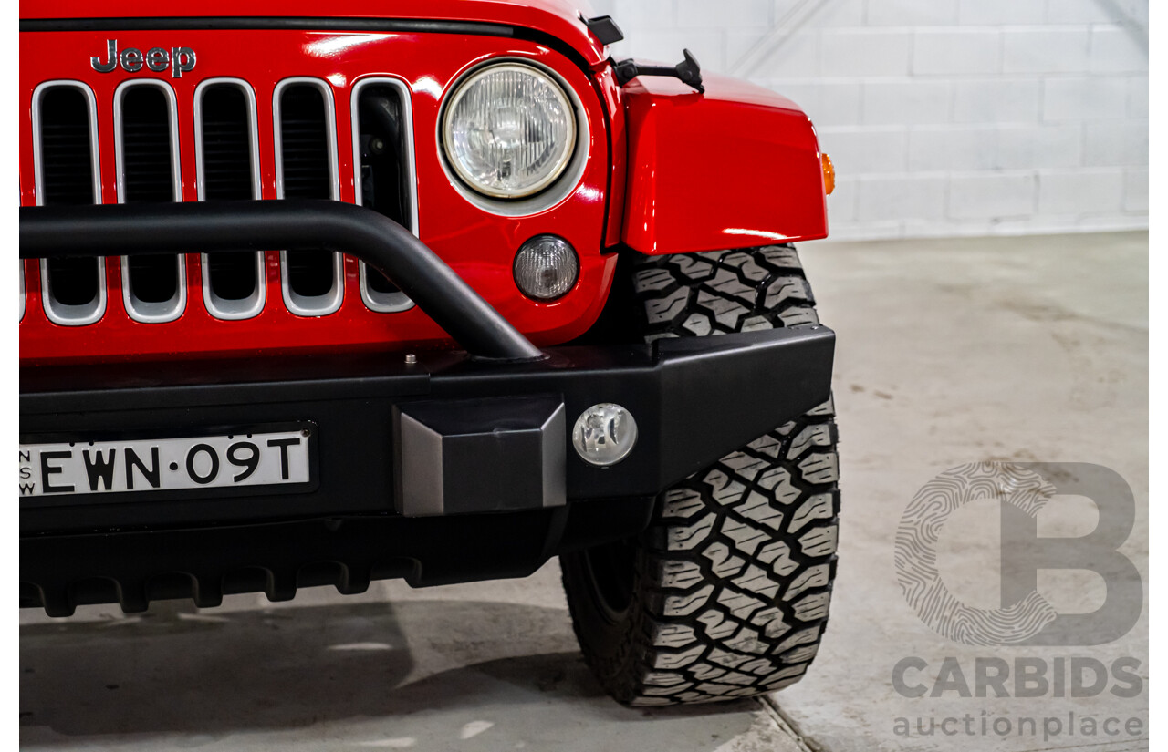 10/2017 Jeep Wrangler Unlimited Overland (4x4) JK MY17 4d Hardtop Firecracker Red V6 3.6L