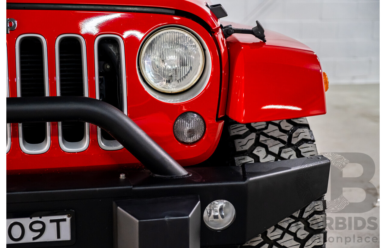 10/2017 Jeep Wrangler Unlimited Overland (4x4) JK MY17 4d Hardtop Firecracker Red V6 3.6L