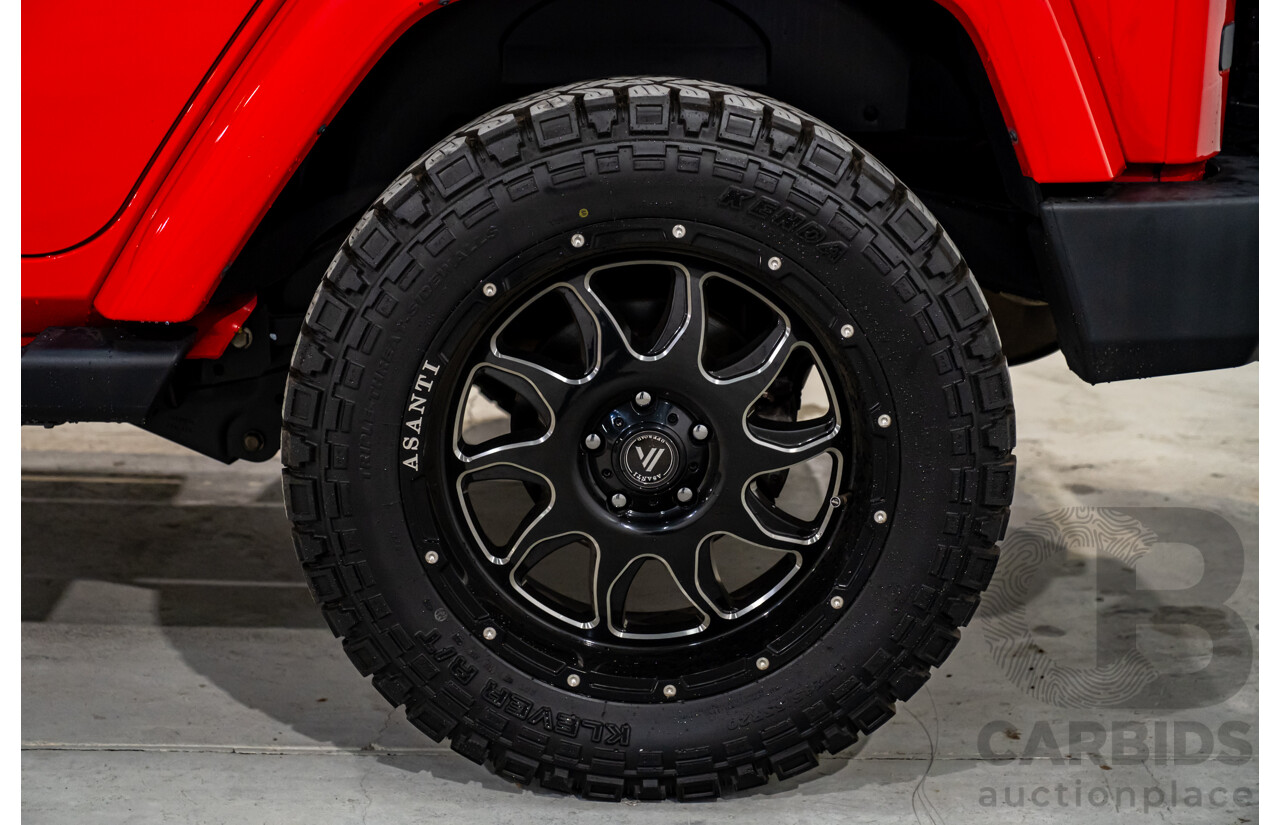 10/2017 Jeep Wrangler Unlimited Overland (4x4) JK MY17 4d Hardtop Firecracker Red V6 3.6L