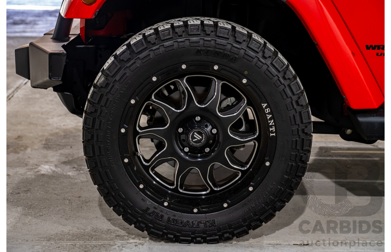 10/2017 Jeep Wrangler Unlimited Overland (4x4) JK MY17 4d Hardtop Firecracker Red V6 3.6L