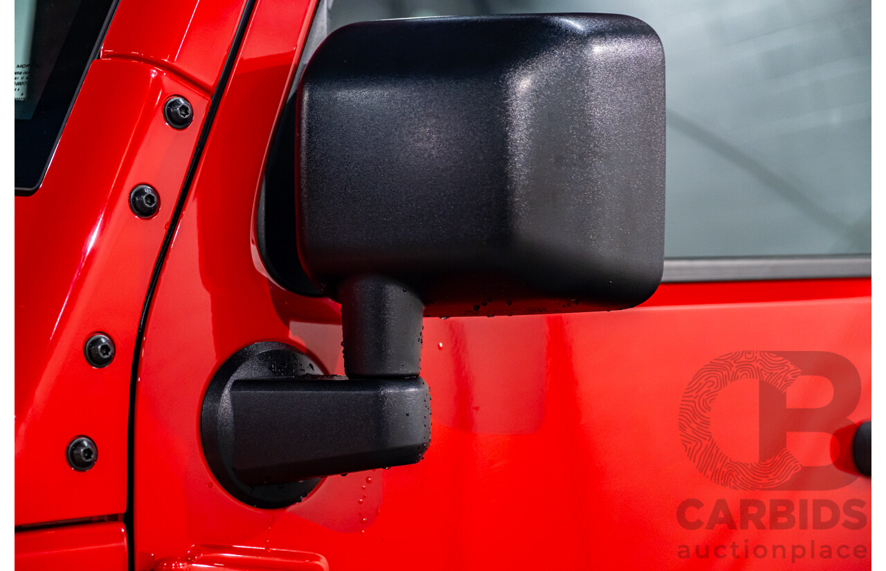 10/2017 Jeep Wrangler Unlimited Overland (4x4) JK MY17 4d Hardtop Firecracker Red V6 3.6L