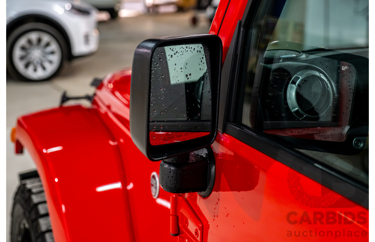 10/2017 Jeep Wrangler Unlimited Overland (4x4) JK MY17 4d Hardtop Firecracker Red V6 3.6L
