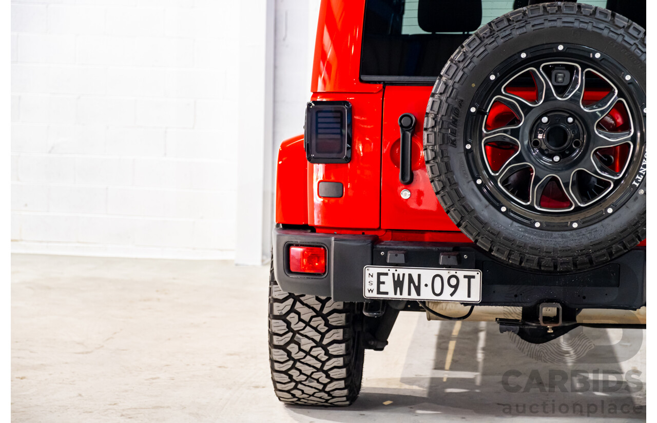 10/2017 Jeep Wrangler Unlimited Overland (4x4) JK MY17 4d Hardtop Firecracker Red V6 3.6L