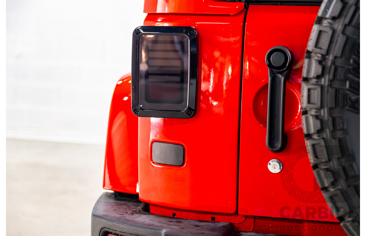 10/2017 Jeep Wrangler Unlimited Overland (4x4) JK MY17 4d Hardtop Firecracker Red V6 3.6L
