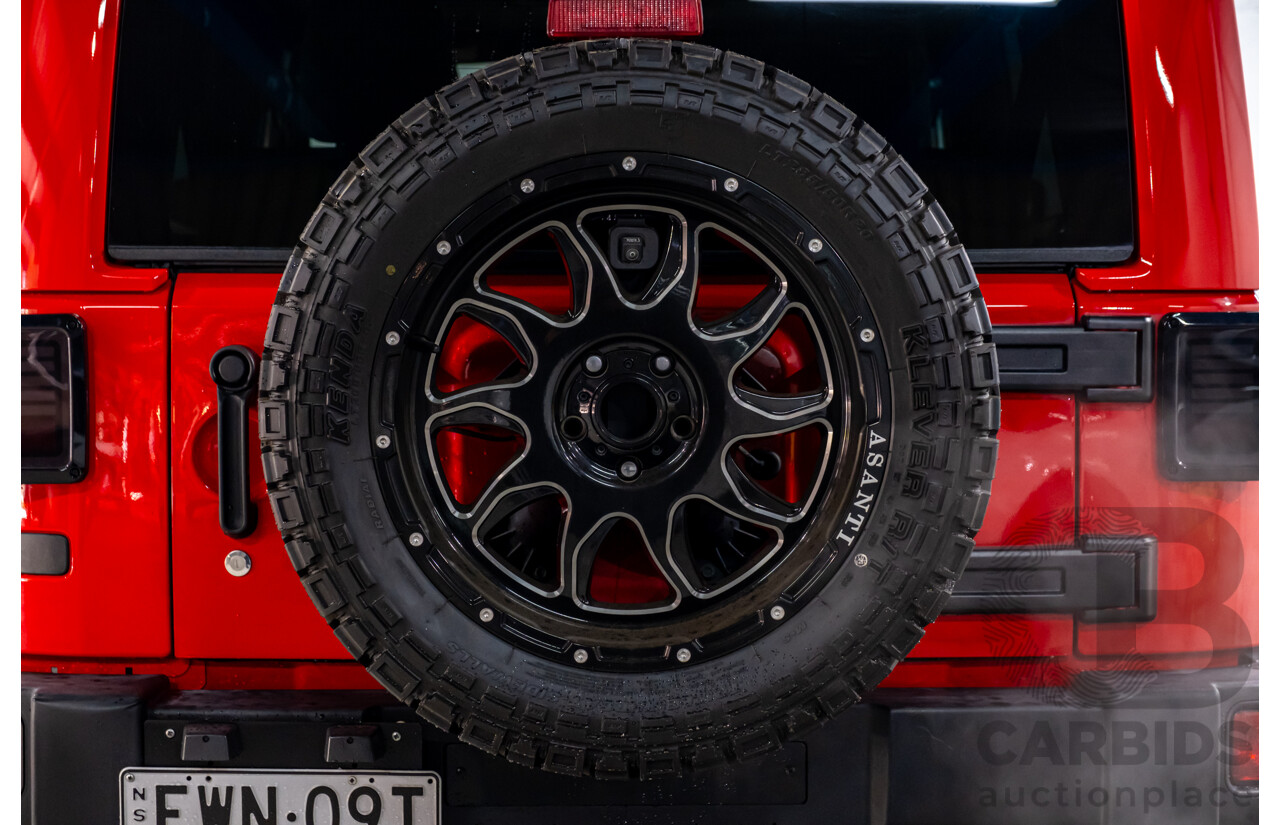 10/2017 Jeep Wrangler Unlimited Overland (4x4) JK MY17 4d Hardtop Firecracker Red V6 3.6L