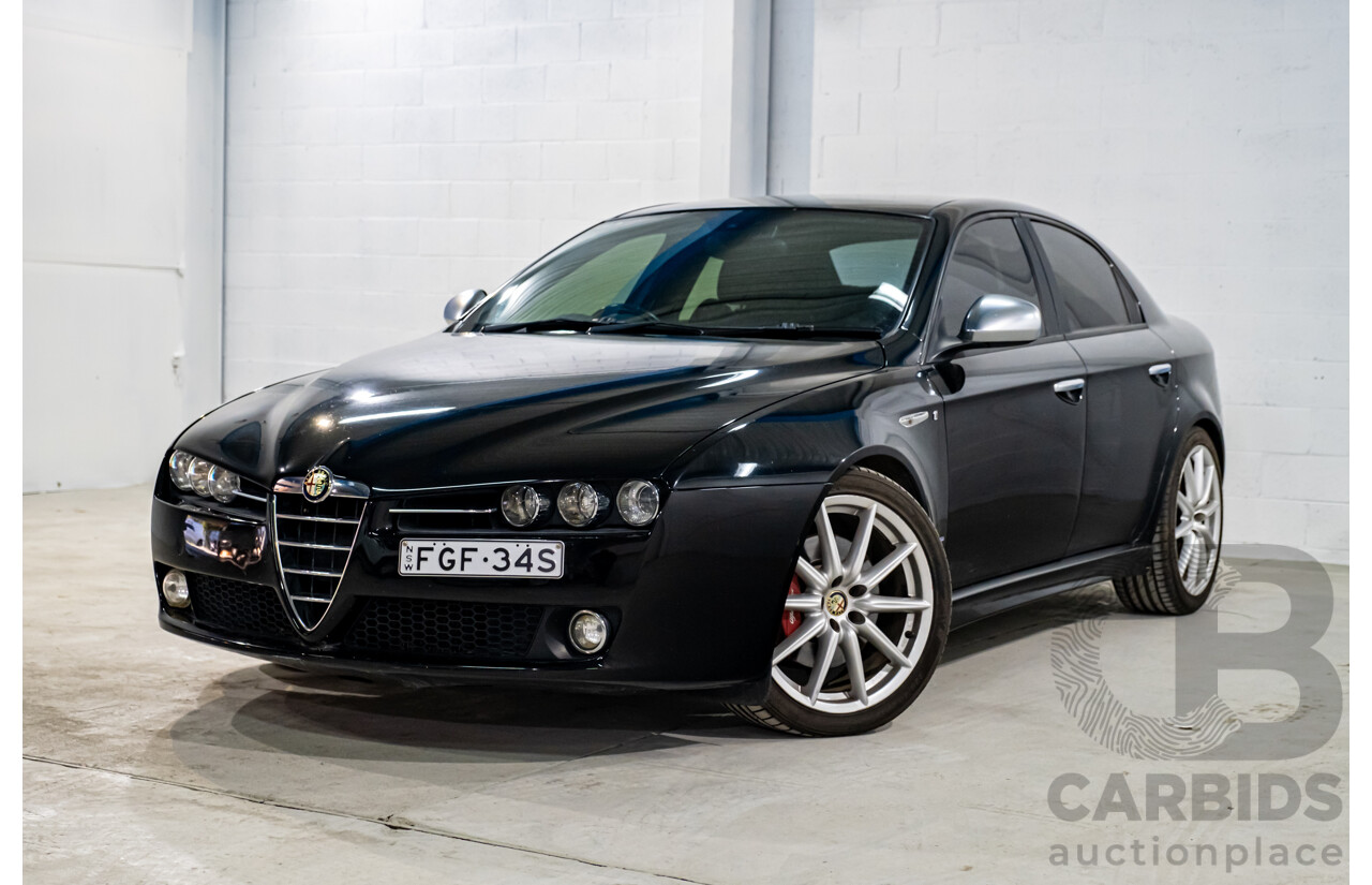 3/2012 Alfa Romeo 159 2.4 JTD Ti 4d Sedan Black Turbo Diesel 2.4L