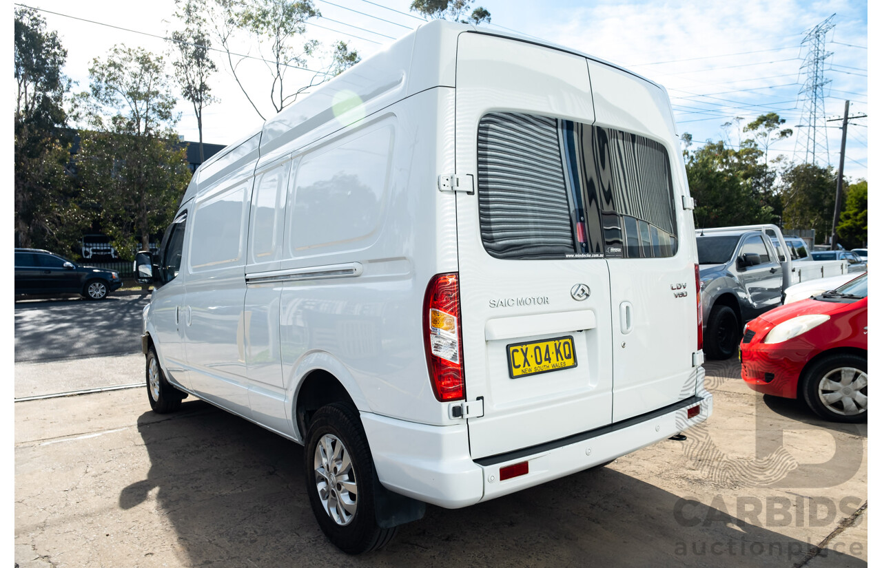 09/2020 Saic Motors LDV V80 LWB Mid Roof F K1 MY20 4D Van White Turbo Diesel 2.5L