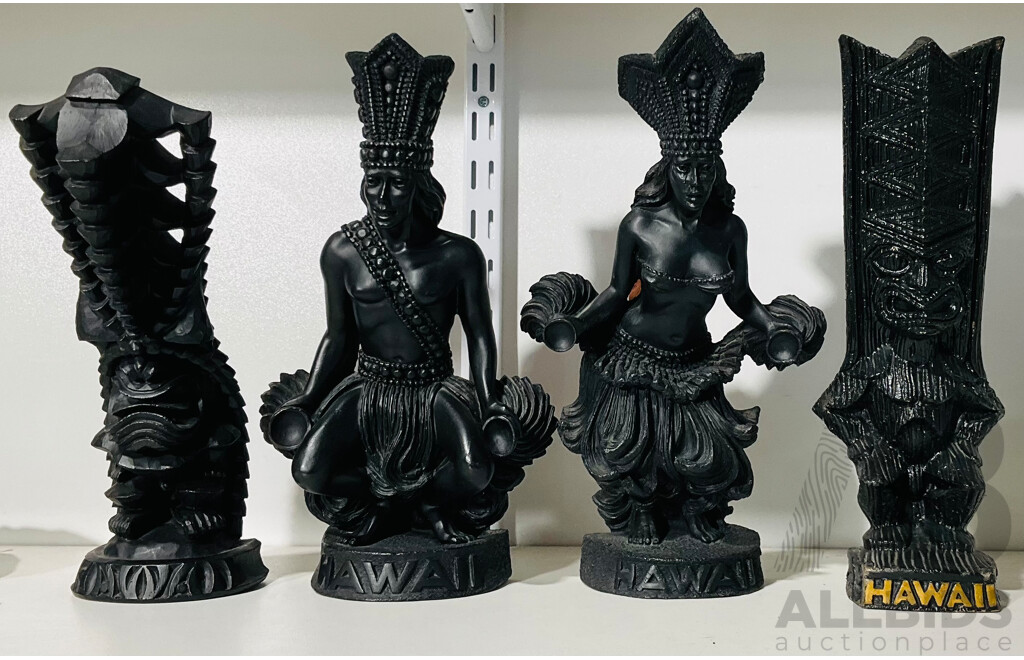 Collection of Four Hawaiian Sculptures