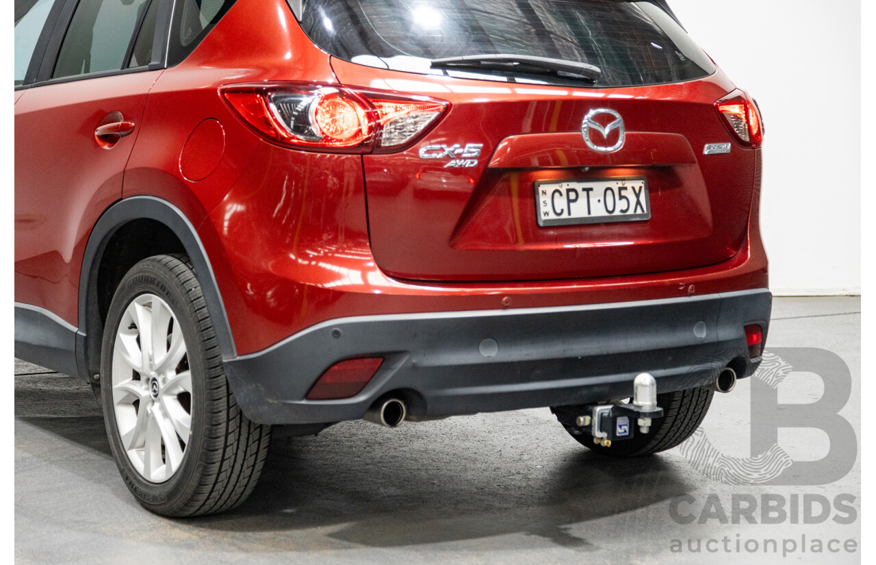 12/2012 Mazda CX-5 Grand Touring (AWD) 4d Wagon Zeal Red Turbo Diesel 2.2L