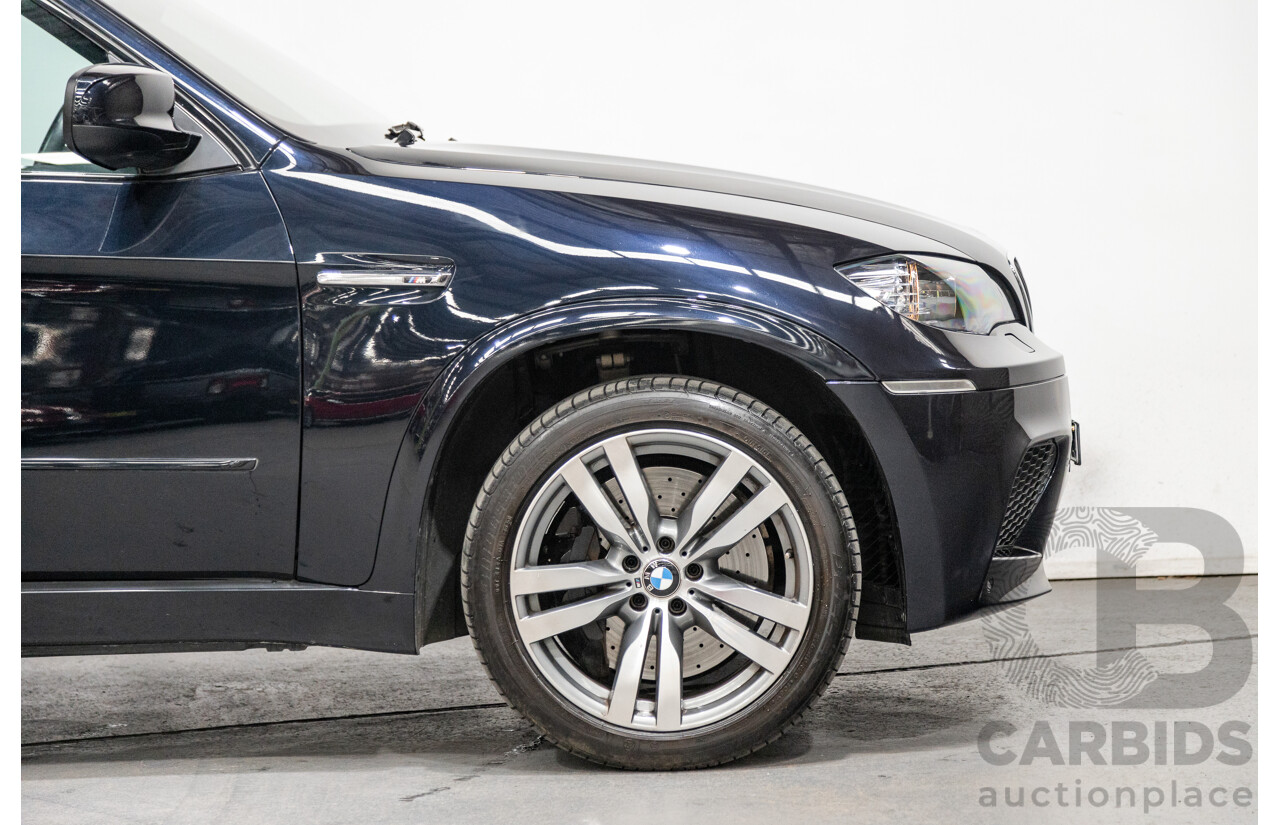 9/2010 BMW X5 M LCI (4x4) E70 MY10 4d Wagon Carbon Black Metallic Twin Turbo V8 4.4L