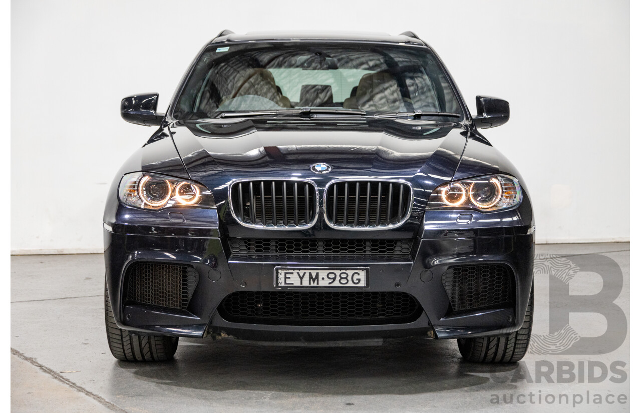 9/2010 BMW X5 M LCI (4x4) E70 MY10 4d Wagon Carbon Black Metallic Twin Turbo V8 4.4L