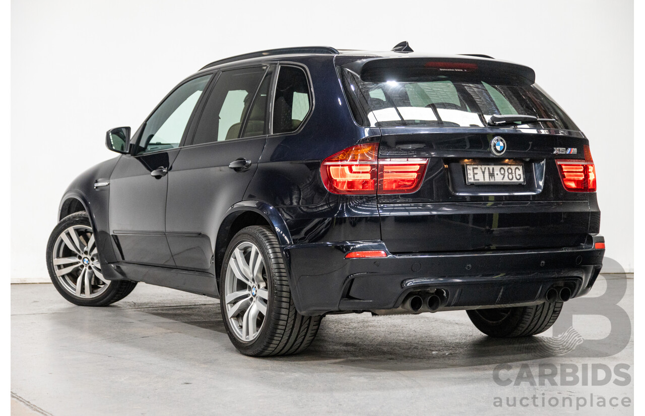 9/2010 BMW X5 M LCI (4x4) E70 MY10 4d Wagon Carbon Black Metallic Twin Turbo V8 4.4L