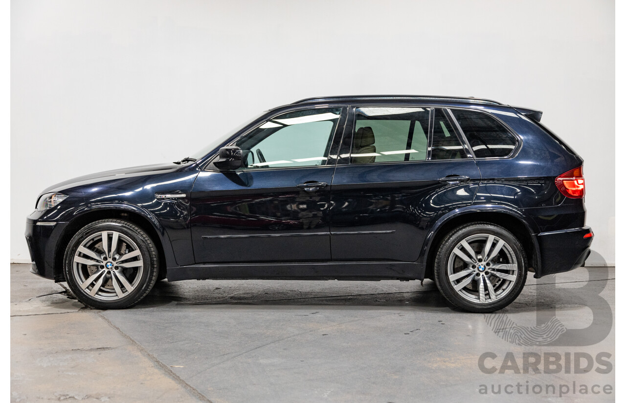 9/2010 BMW X5 M LCI (4x4) E70 MY10 4d Wagon Carbon Black Metallic Twin Turbo V8 4.4L