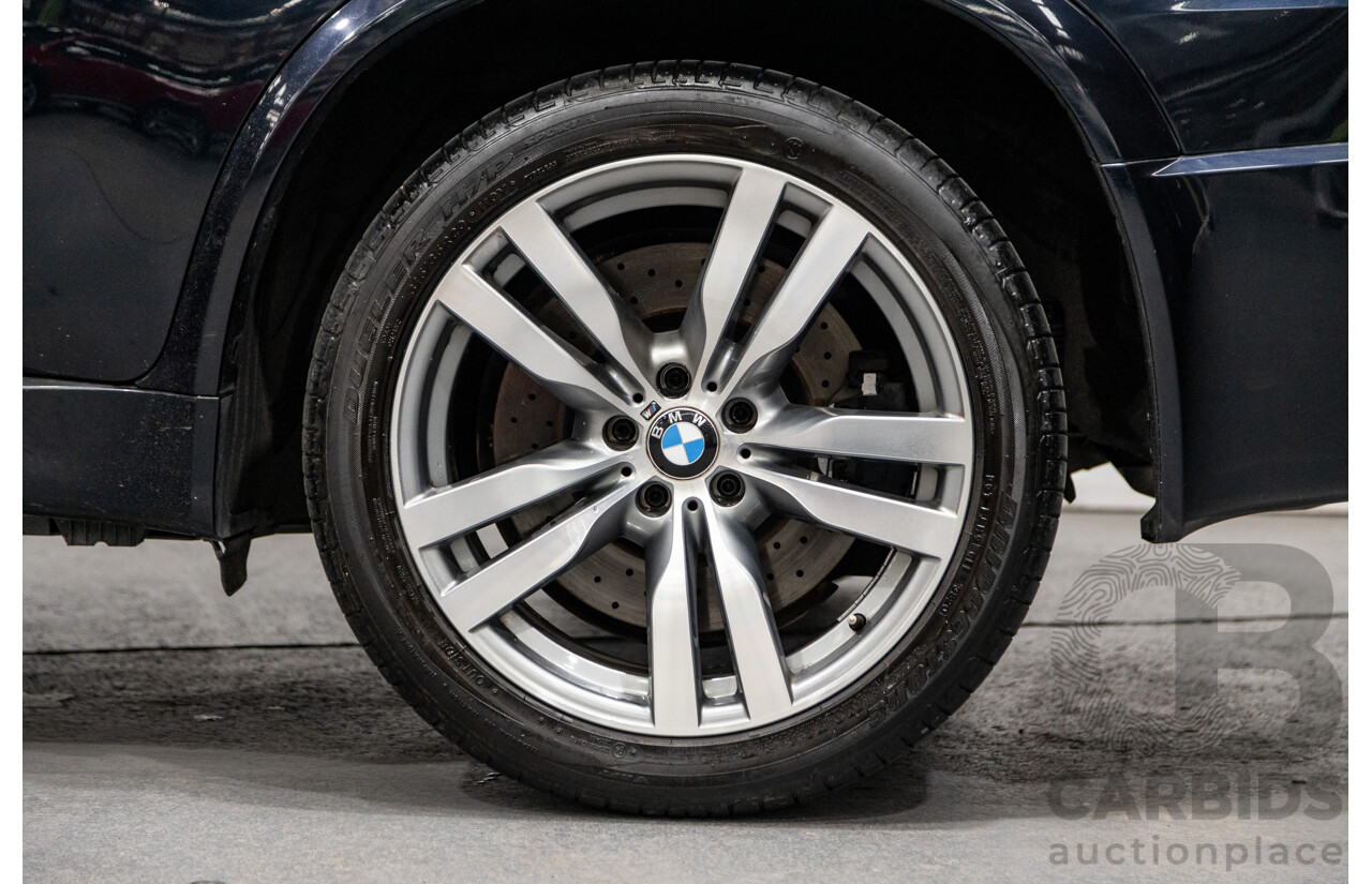 9/2010 BMW X5 M LCI (4x4) E70 MY10 4d Wagon Carbon Black Metallic Twin Turbo V8 4.4L