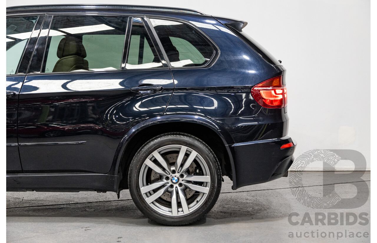 9/2010 BMW X5 M LCI (4x4) E70 MY10 4d Wagon Carbon Black Metallic Twin Turbo V8 4.4L