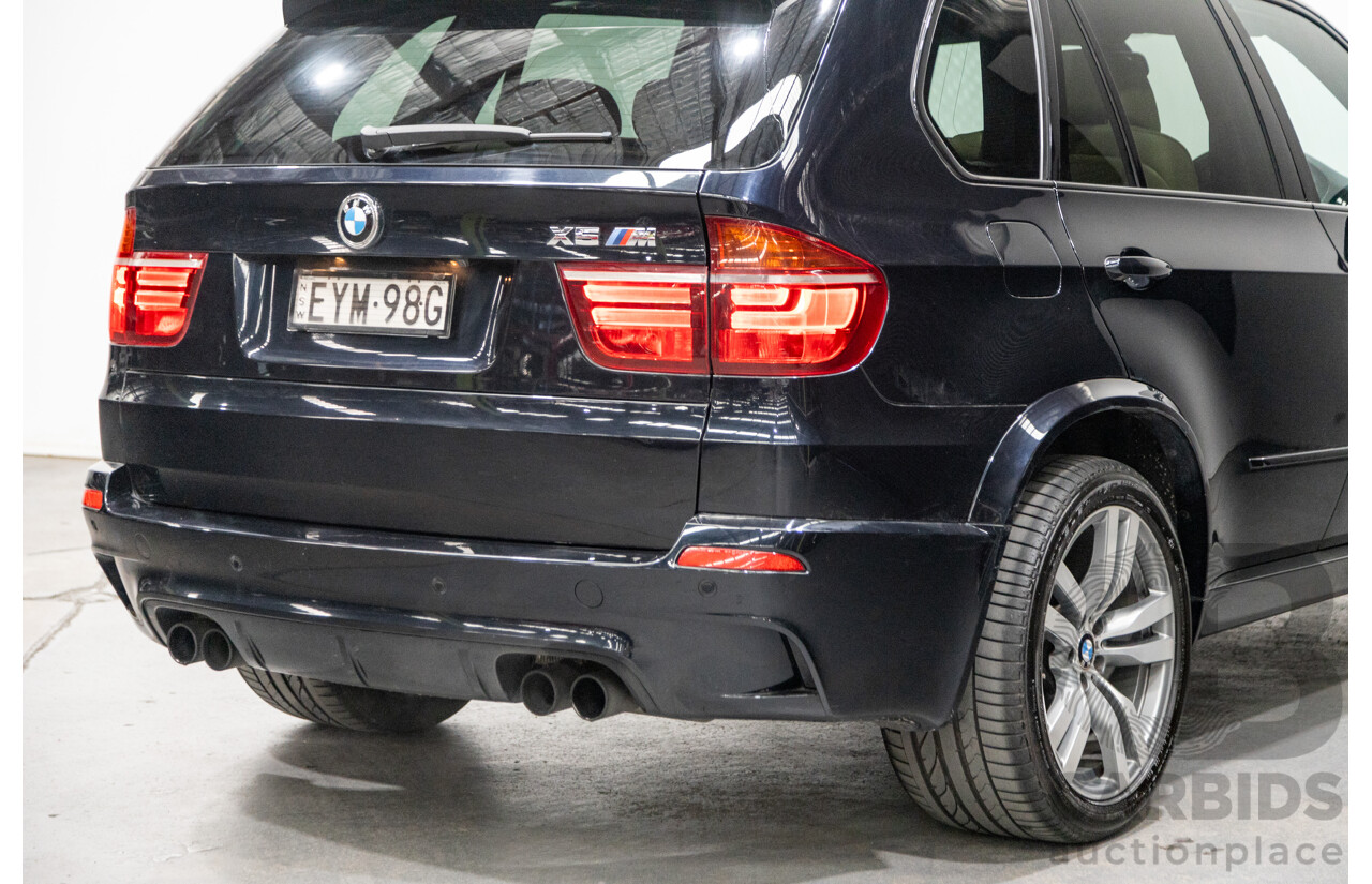 9/2010 BMW X5 M LCI (4x4) E70 MY10 4d Wagon Carbon Black Metallic Twin Turbo V8 4.4L