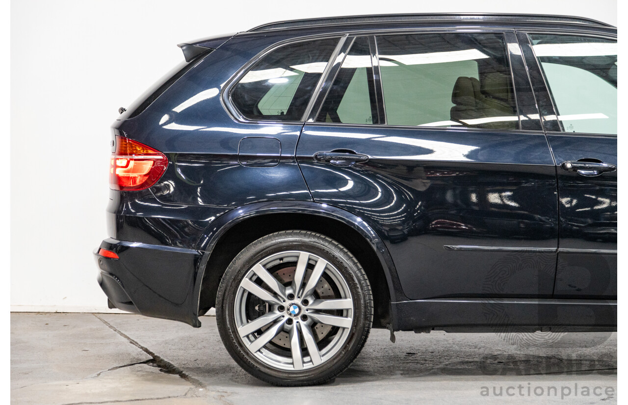 9/2010 BMW X5 M LCI (4x4) E70 MY10 4d Wagon Carbon Black Metallic Twin Turbo V8 4.4L