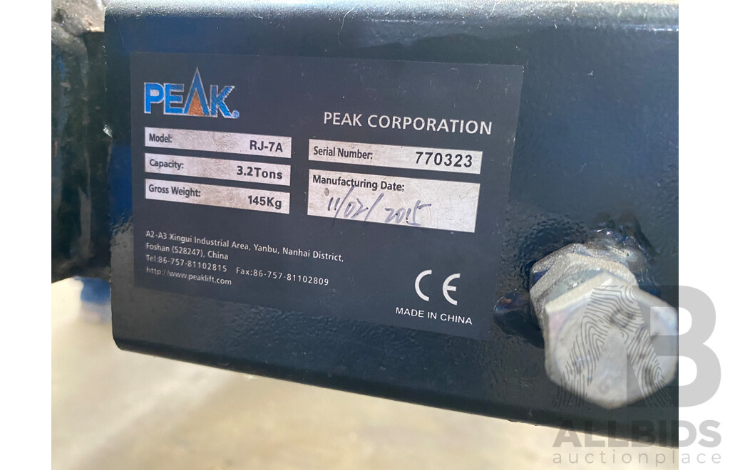 Peak Hydraulic Four Post Truck/ Car Hoist 6500kg