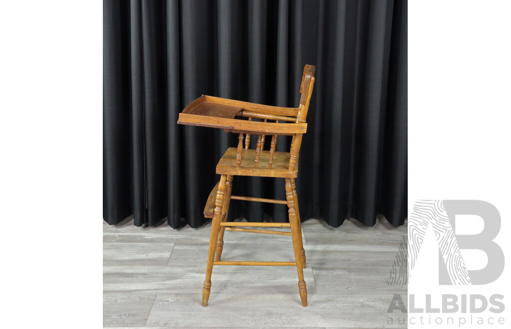 Vintage Timber Childs High Chair