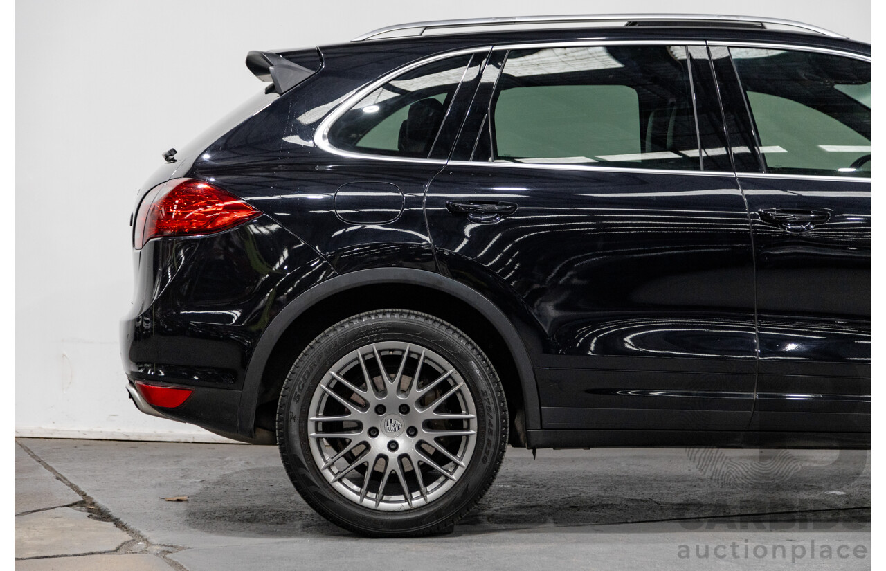 6/2012 Porsche Cayenne Diesel (AWD) Series 2 MY12 4d Wagon Black Turbo Diesel V6 3.0L