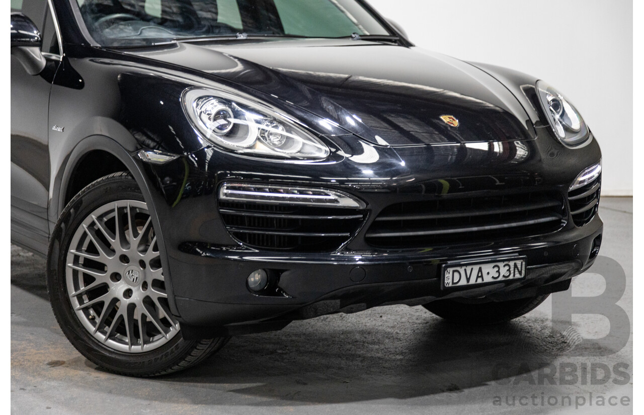 6/2012 Porsche Cayenne Diesel (AWD) Series 2 MY12 4d Wagon Black Turbo Diesel V6 3.0L