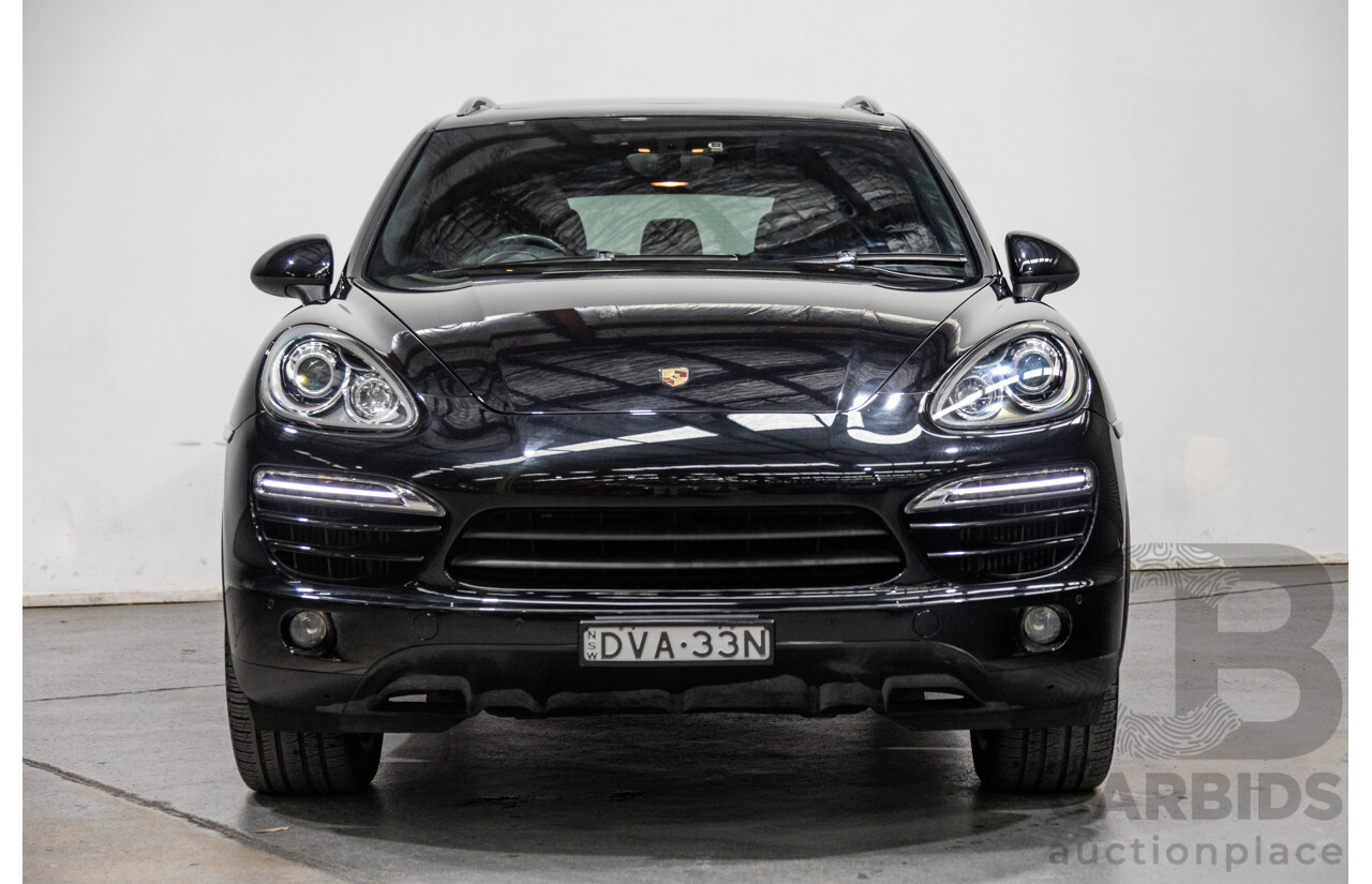 6/2012 Porsche Cayenne Diesel (AWD) Series 2 MY12 4d Wagon Black Turbo Diesel V6 3.0L