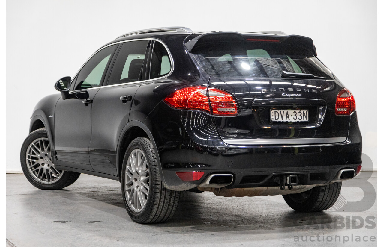 6/2012 Porsche Cayenne Diesel (AWD) Series 2 MY12 4d Wagon Black Turbo Diesel V6 3.0L